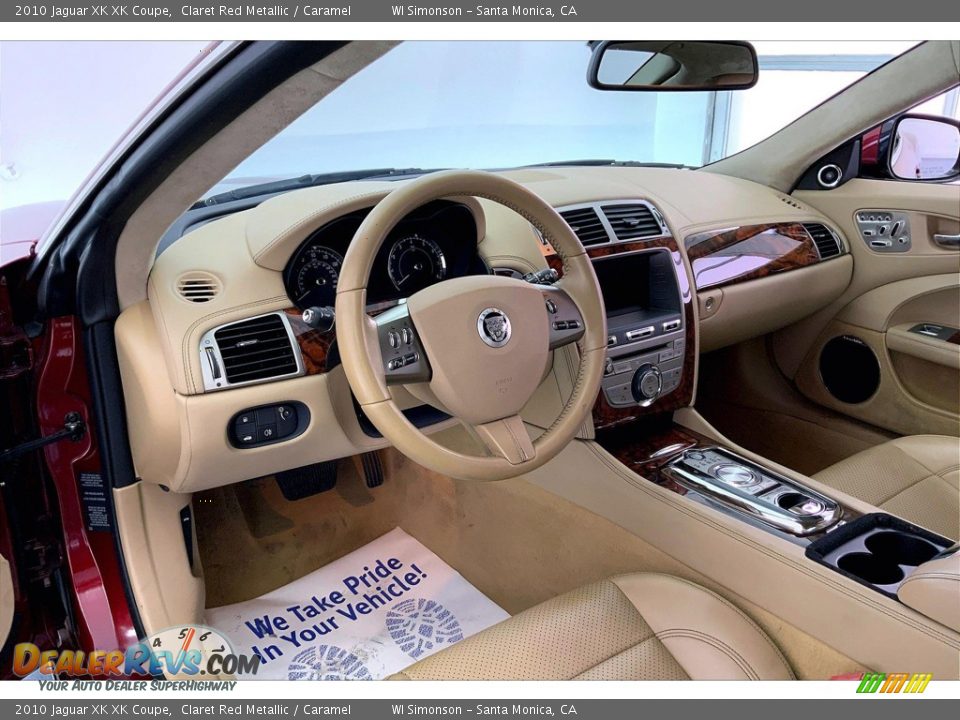 Caramel Interior - 2010 Jaguar XK XK Coupe Photo #13