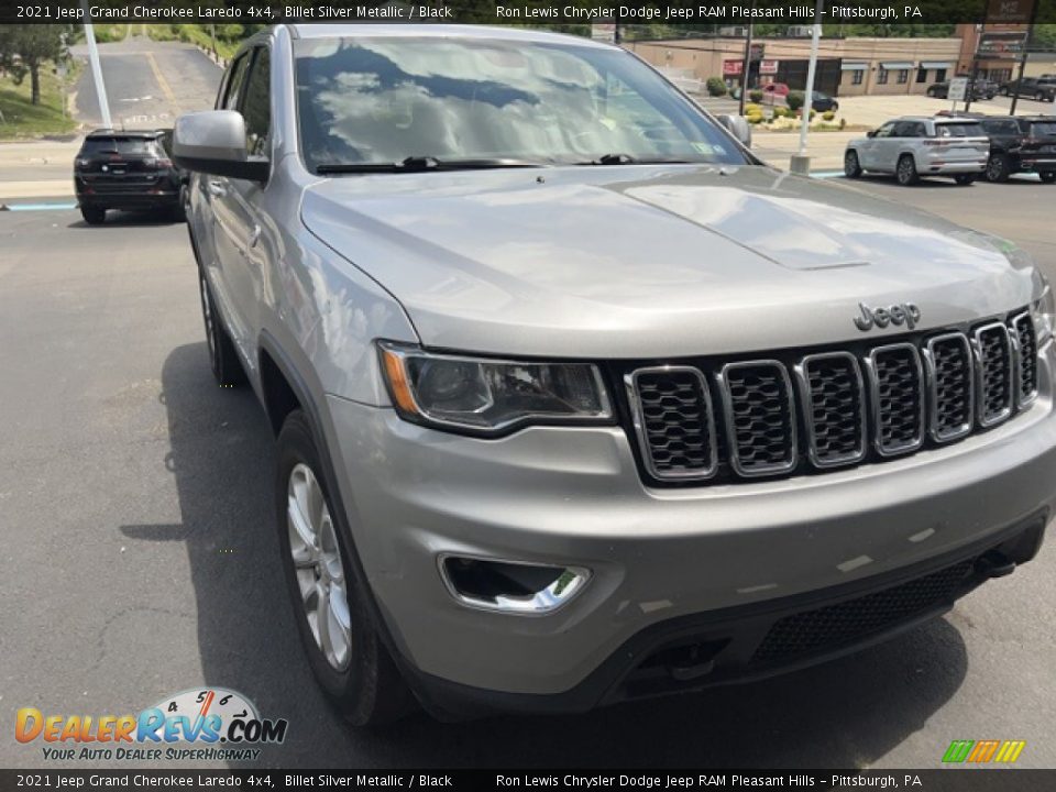 2021 Jeep Grand Cherokee Laredo 4x4 Billet Silver Metallic / Black Photo #3