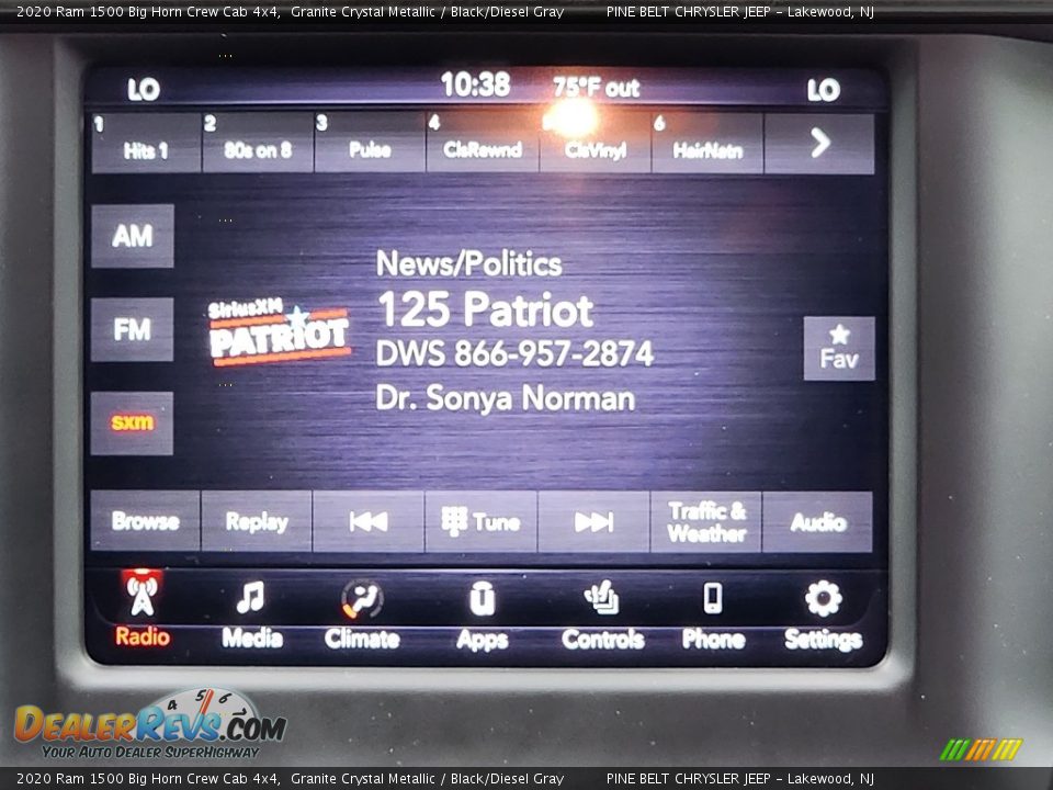 2020 Ram 1500 Big Horn Crew Cab 4x4 Granite Crystal Metallic / Black/Diesel Gray Photo #9