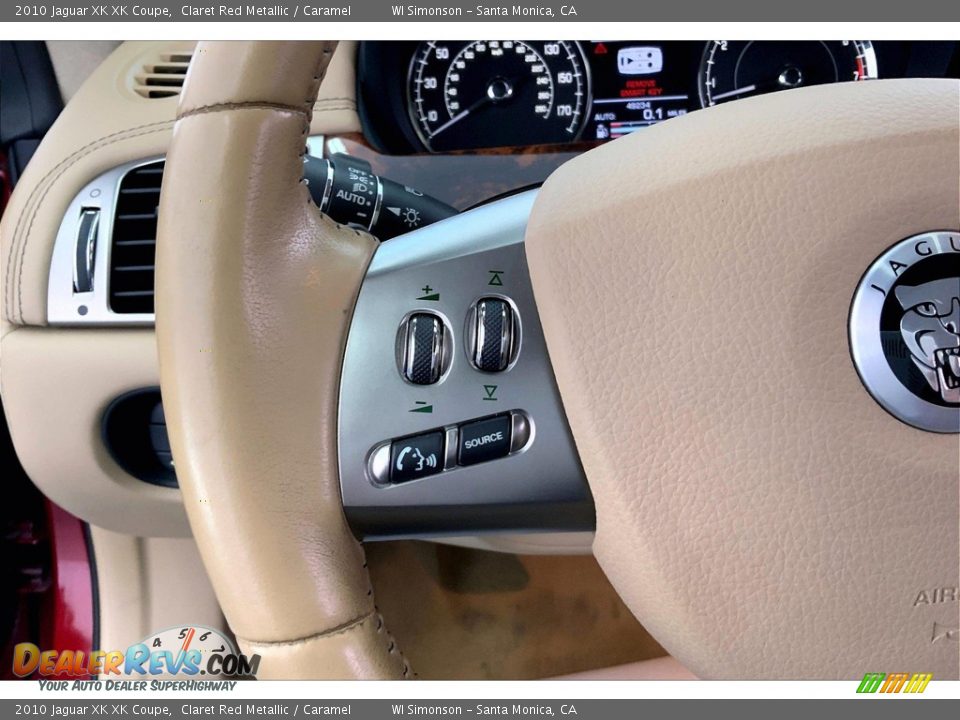 2010 Jaguar XK XK Coupe Steering Wheel Photo #19