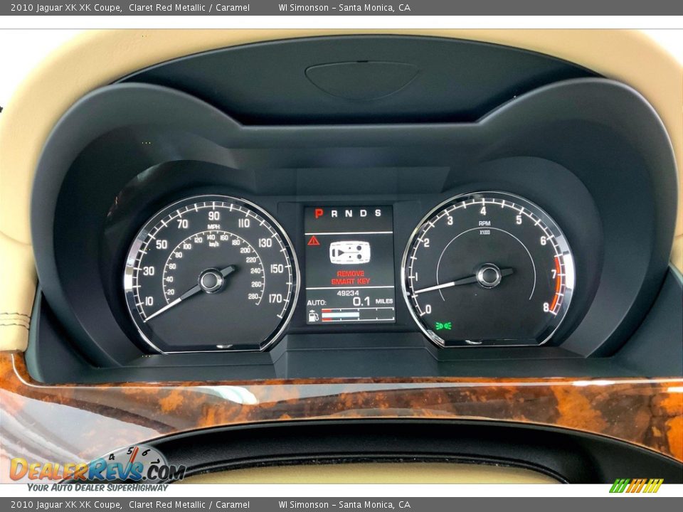 2010 Jaguar XK XK Coupe Gauges Photo #21