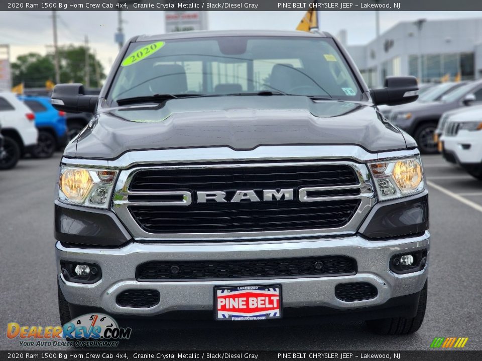 2020 Ram 1500 Big Horn Crew Cab 4x4 Granite Crystal Metallic / Black/Diesel Gray Photo #16