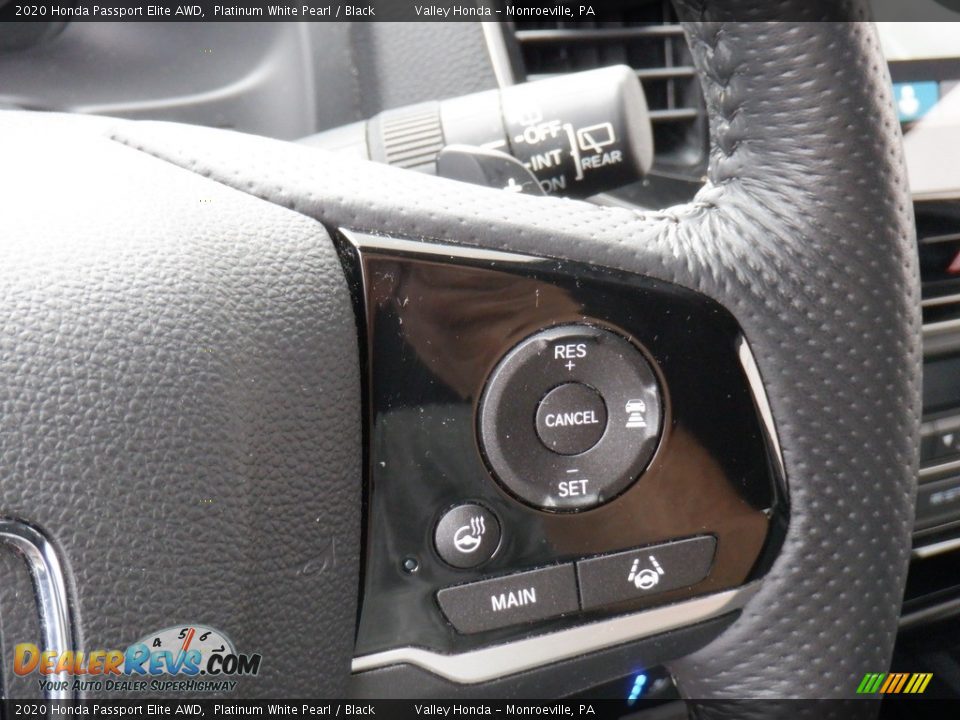 2020 Honda Passport Elite AWD Steering Wheel Photo #33