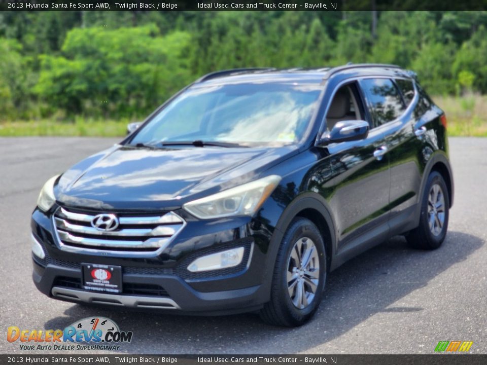 2013 Hyundai Santa Fe Sport AWD Twilight Black / Beige Photo #1