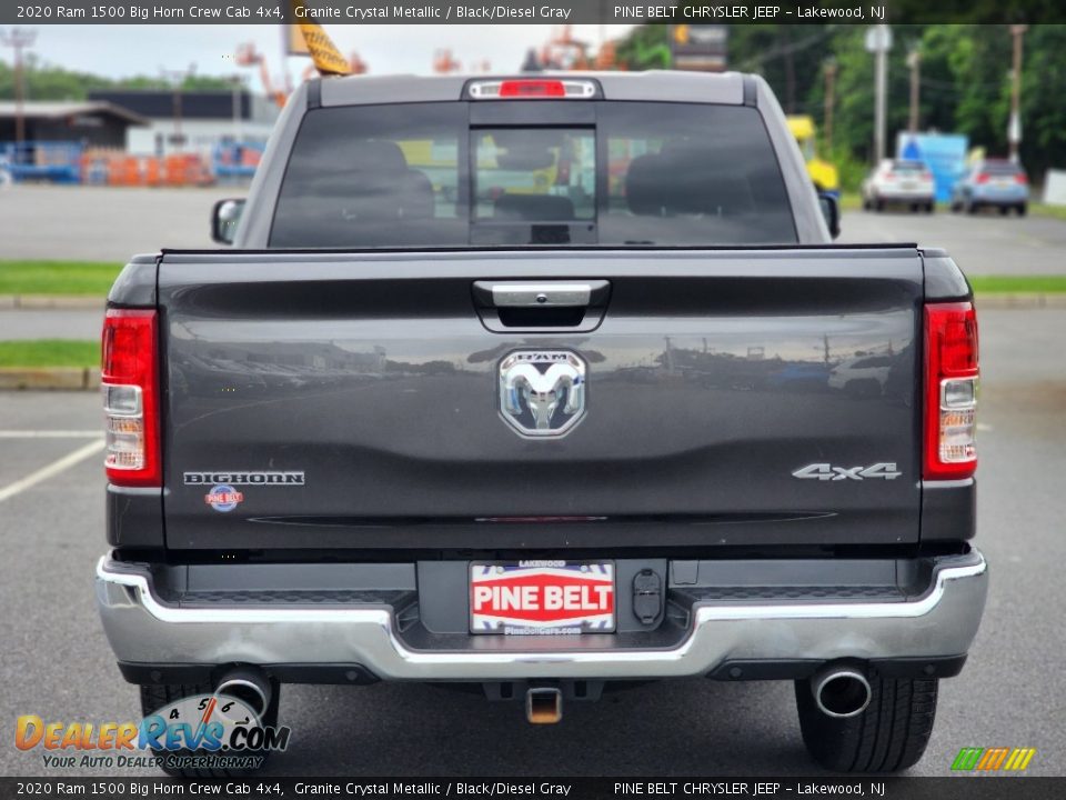 2020 Ram 1500 Big Horn Crew Cab 4x4 Granite Crystal Metallic / Black/Diesel Gray Photo #20