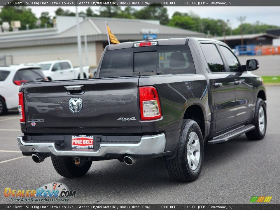 2020 Ram 1500 Big Horn Crew Cab 4x4 Granite Crystal Metallic / Black/Diesel Gray Photo #21