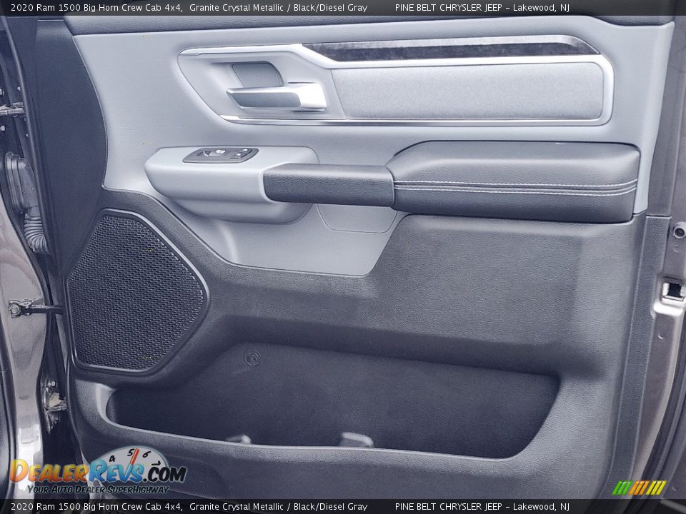 2020 Ram 1500 Big Horn Crew Cab 4x4 Granite Crystal Metallic / Black/Diesel Gray Photo #24