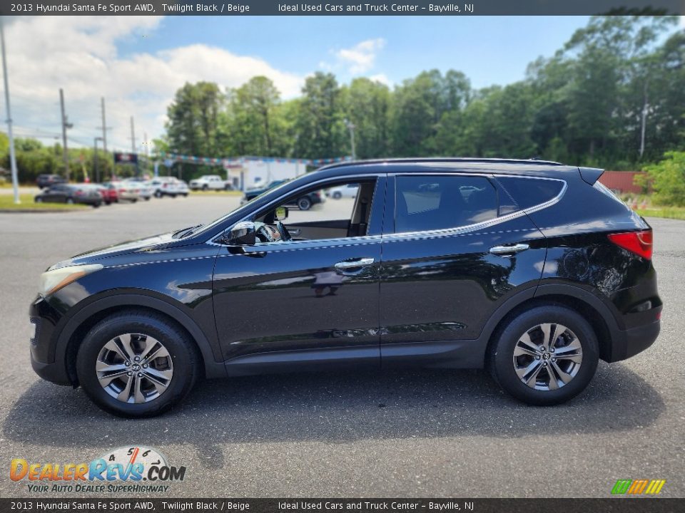 Twilight Black 2013 Hyundai Santa Fe Sport AWD Photo #7