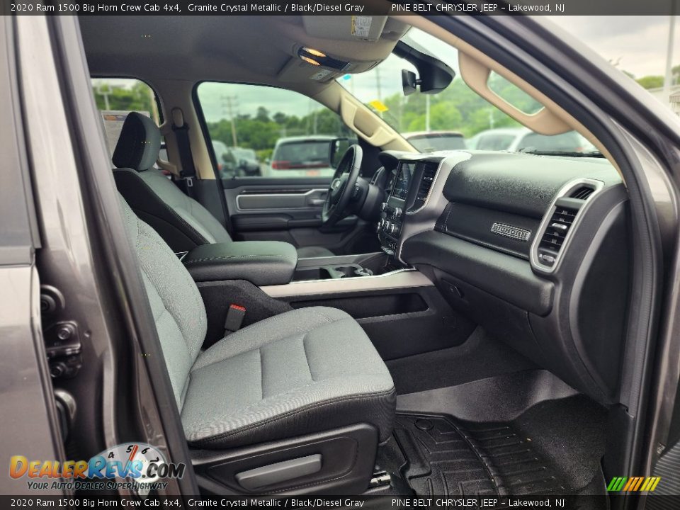 Front Seat of 2020 Ram 1500 Big Horn Crew Cab 4x4 Photo #25