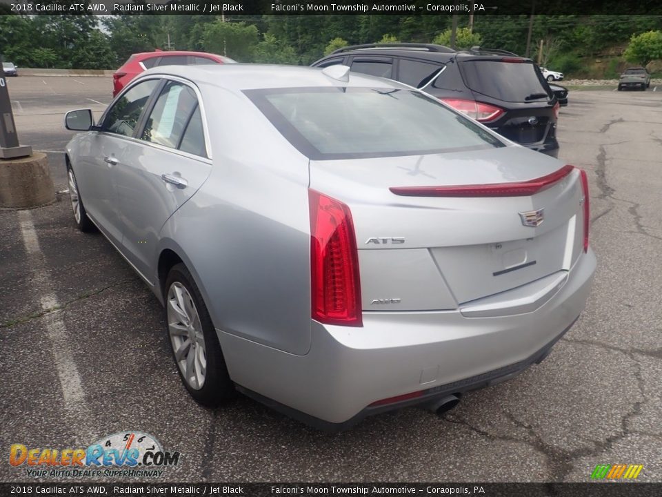 2018 Cadillac ATS AWD Radiant Silver Metallic / Jet Black Photo #2