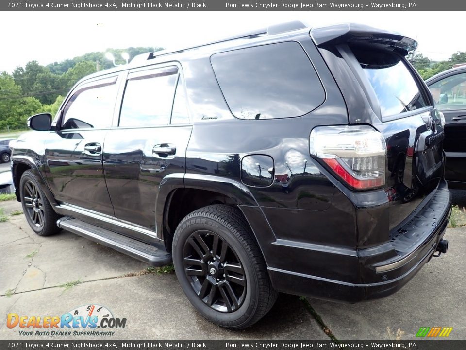 2021 Toyota 4Runner Nightshade 4x4 Midnight Black Metallic / Black Photo #2