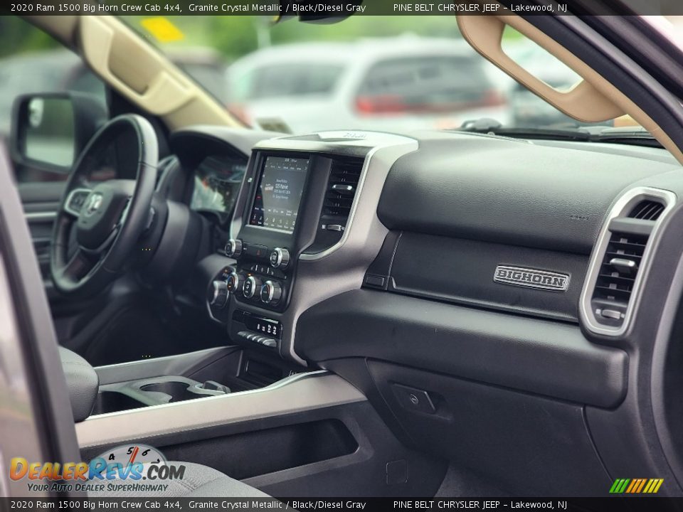 Dashboard of 2020 Ram 1500 Big Horn Crew Cab 4x4 Photo #26