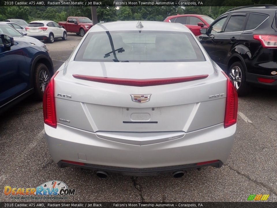 2018 Cadillac ATS AWD Radiant Silver Metallic / Jet Black Photo #3