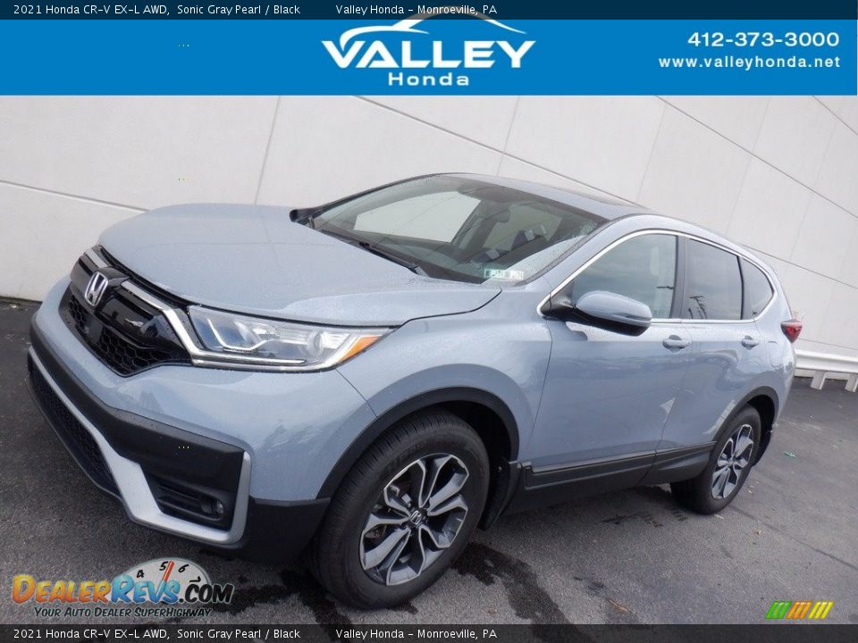 2021 Honda CR-V EX-L AWD Sonic Gray Pearl / Black Photo #1