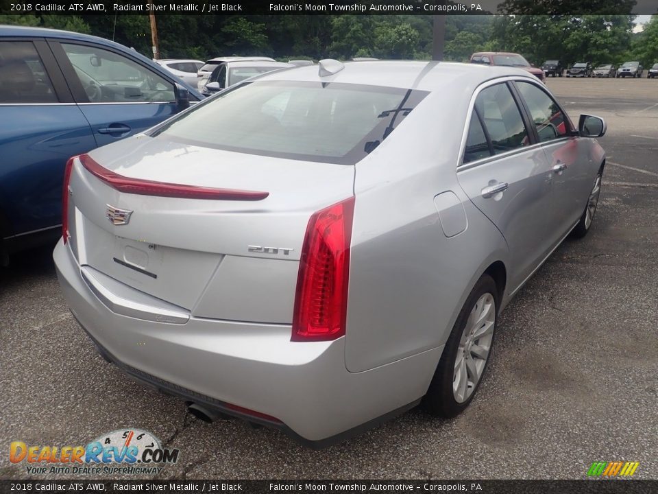 2018 Cadillac ATS AWD Radiant Silver Metallic / Jet Black Photo #4