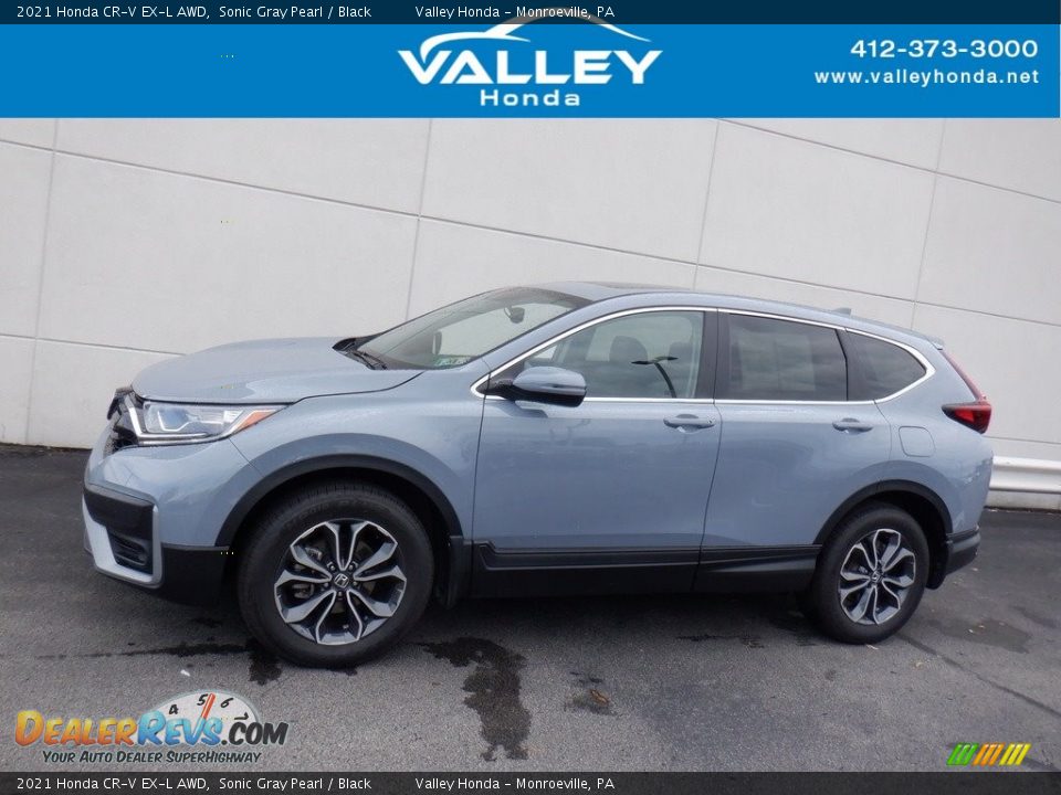 2021 Honda CR-V EX-L AWD Sonic Gray Pearl / Black Photo #2