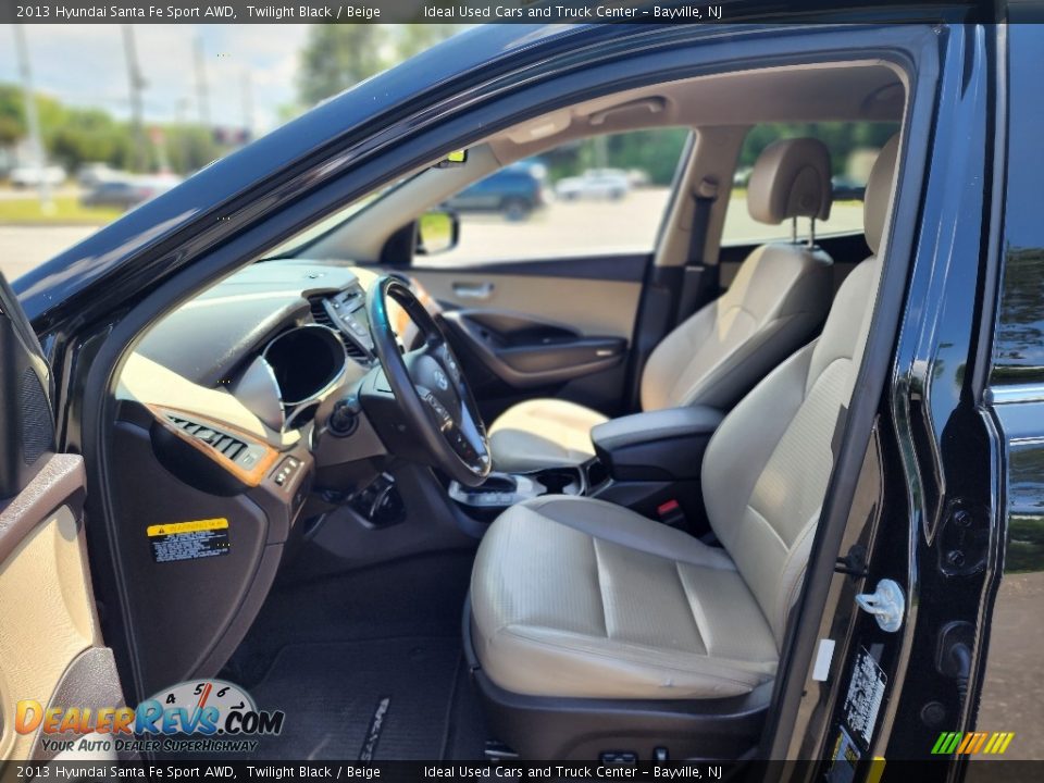 Beige Interior - 2013 Hyundai Santa Fe Sport AWD Photo #11