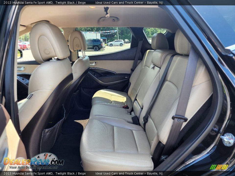 Rear Seat of 2013 Hyundai Santa Fe Sport AWD Photo #12