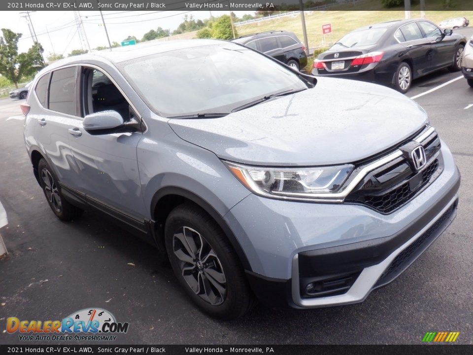 2021 Honda CR-V EX-L AWD Sonic Gray Pearl / Black Photo #6