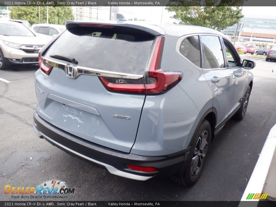 2021 Honda CR-V EX-L AWD Sonic Gray Pearl / Black Photo #7