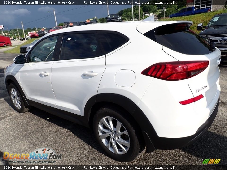 2020 Hyundai Tucson SE AWD Winter White / Gray Photo #3