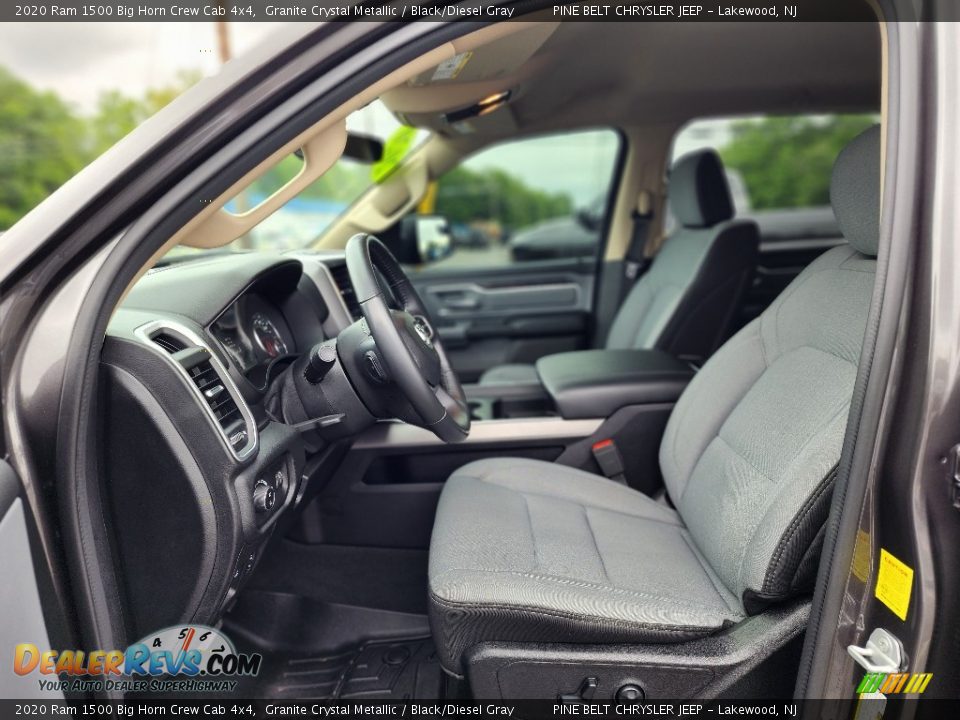Front Seat of 2020 Ram 1500 Big Horn Crew Cab 4x4 Photo #33