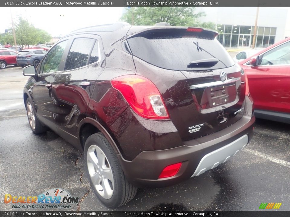 2016 Buick Encore Leather AWD Rosewood Metallic / Saddle Photo #2