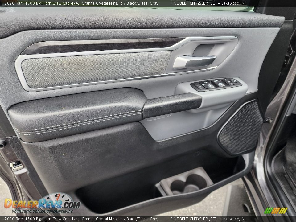Door Panel of 2020 Ram 1500 Big Horn Crew Cab 4x4 Photo #35