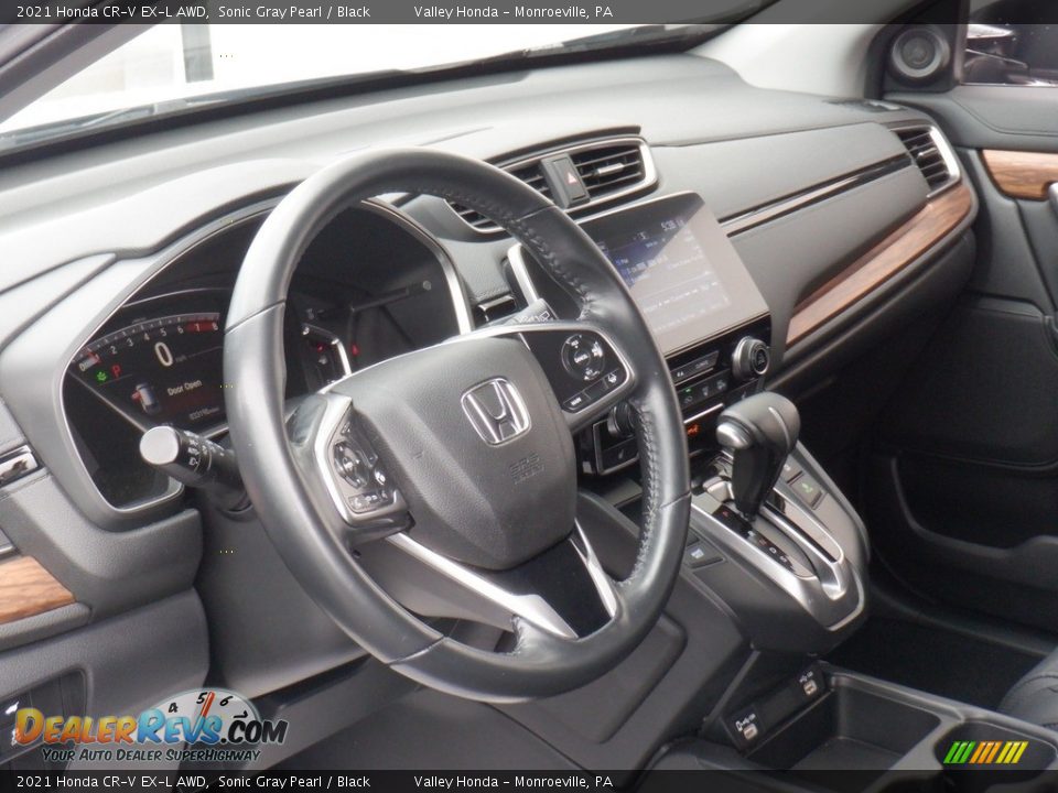2021 Honda CR-V EX-L AWD Sonic Gray Pearl / Black Photo #12