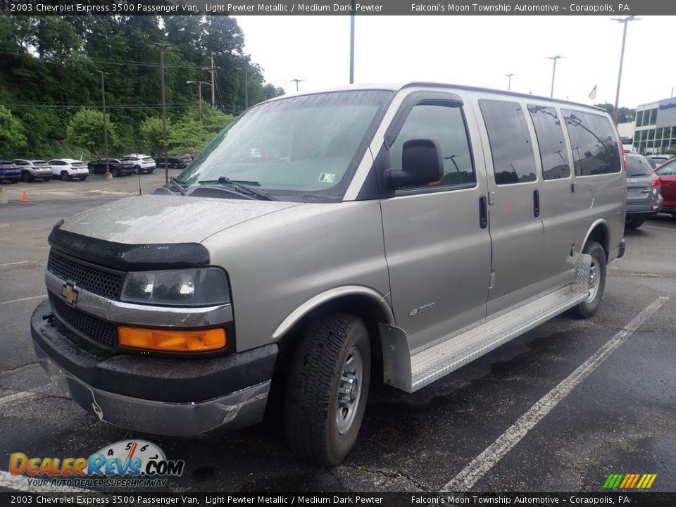 2003 Chevrolet Express 3500 Passenger Van Light Pewter Metallic / Medium Dark Pewter Photo #1