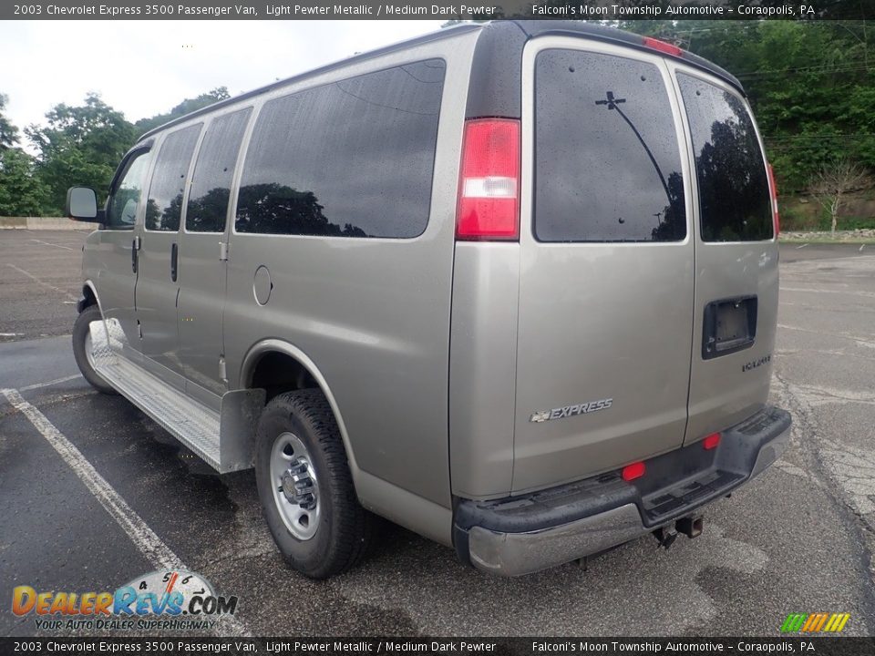 2003 Chevrolet Express 3500 Passenger Van Light Pewter Metallic / Medium Dark Pewter Photo #2