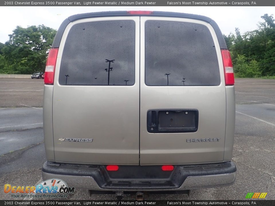 2003 Chevrolet Express 3500 Passenger Van Light Pewter Metallic / Medium Dark Pewter Photo #3