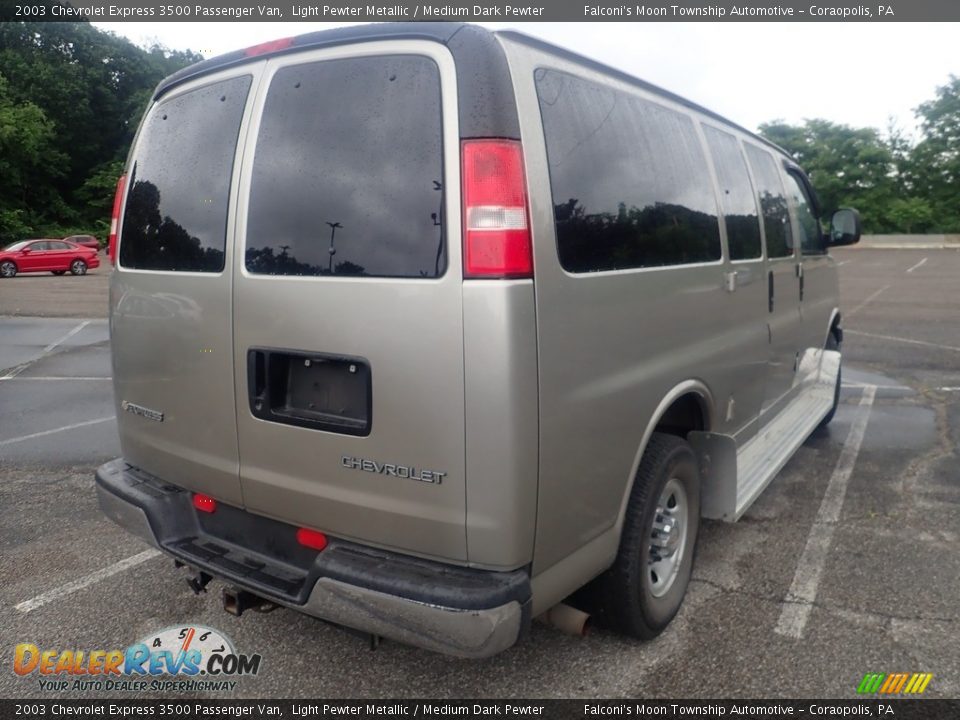 2003 Chevrolet Express 3500 Passenger Van Light Pewter Metallic / Medium Dark Pewter Photo #4