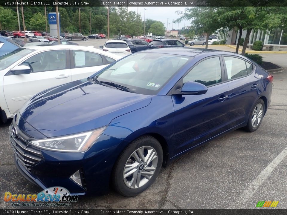 2020 Hyundai Elantra SEL Lakeside Blue / Gray Photo #1