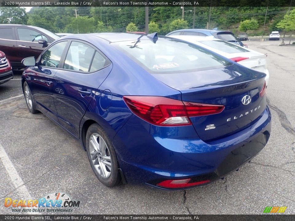 2020 Hyundai Elantra SEL Lakeside Blue / Gray Photo #2