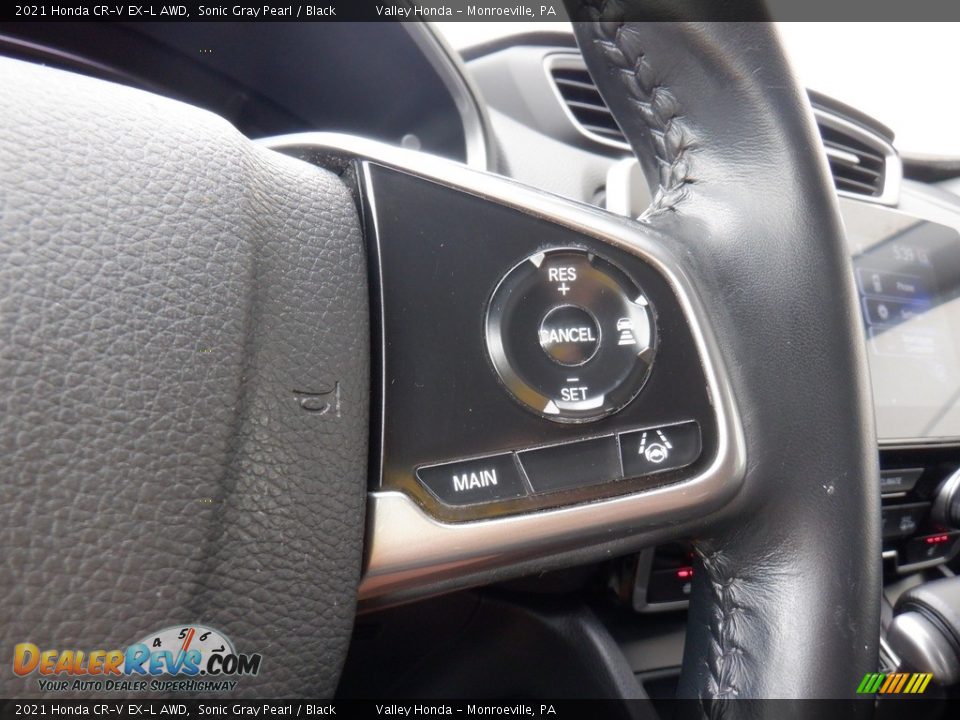 2021 Honda CR-V EX-L AWD Sonic Gray Pearl / Black Photo #26