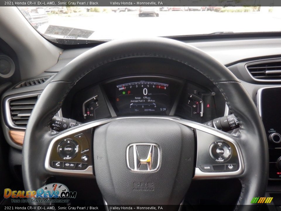 2021 Honda CR-V EX-L AWD Sonic Gray Pearl / Black Photo #27