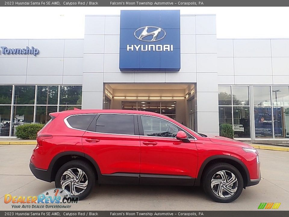 2023 Hyundai Santa Fe SE AWD Calypso Red / Black Photo #1