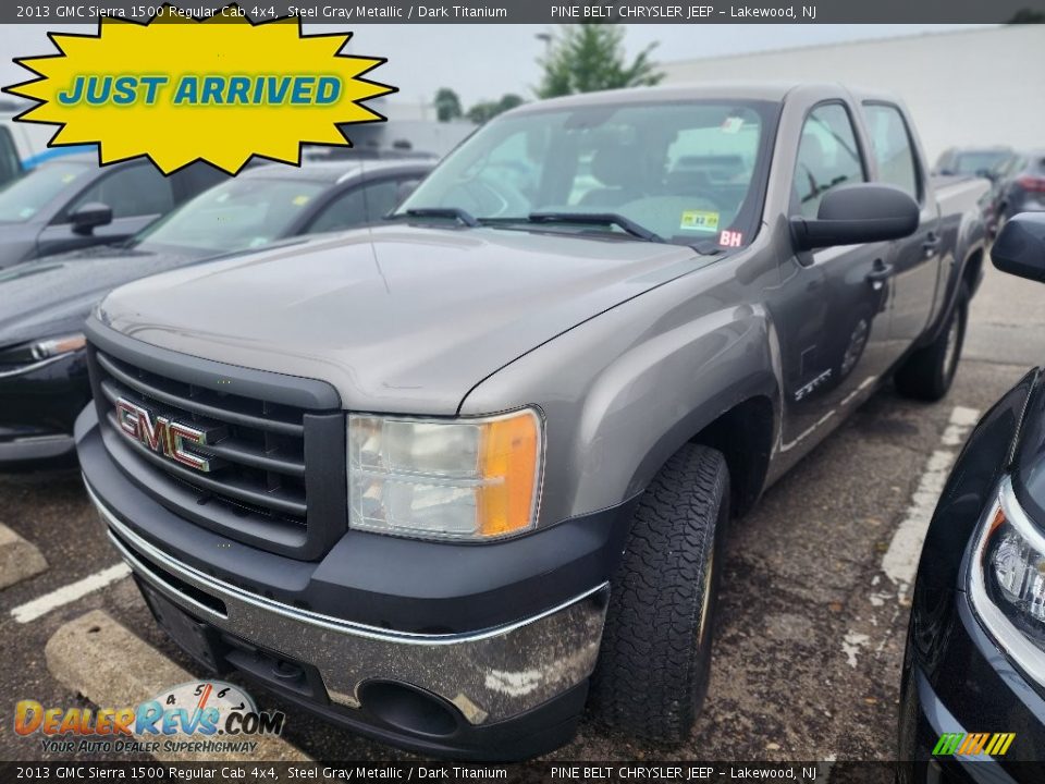 2013 GMC Sierra 1500 Regular Cab 4x4 Steel Gray Metallic / Dark Titanium Photo #1