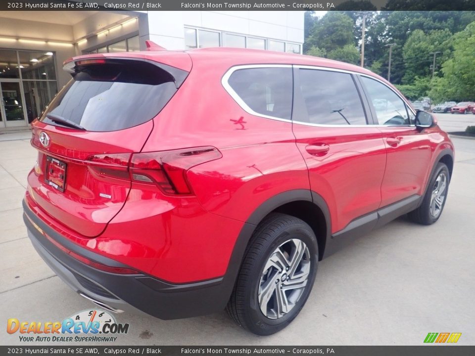 2023 Hyundai Santa Fe SE AWD Calypso Red / Black Photo #2