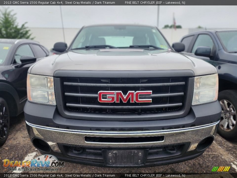 2013 GMC Sierra 1500 Regular Cab 4x4 Steel Gray Metallic / Dark Titanium Photo #2