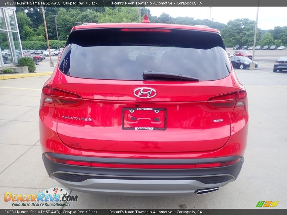 2023 Hyundai Santa Fe SE AWD Calypso Red / Black Photo #3