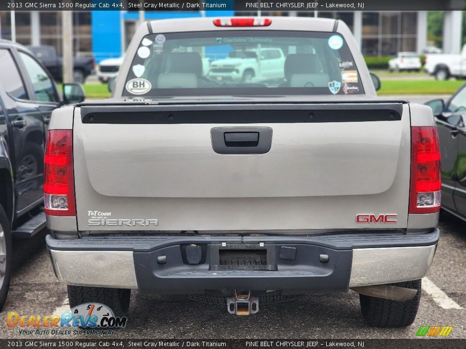 2013 GMC Sierra 1500 Regular Cab 4x4 Steel Gray Metallic / Dark Titanium Photo #4