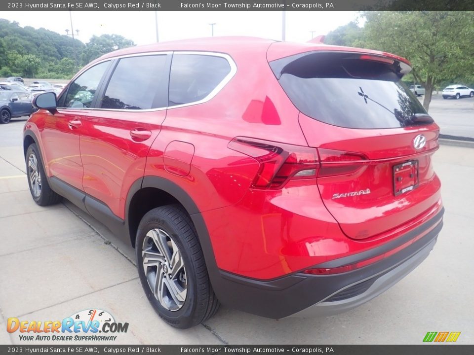 2023 Hyundai Santa Fe SE AWD Calypso Red / Black Photo #5