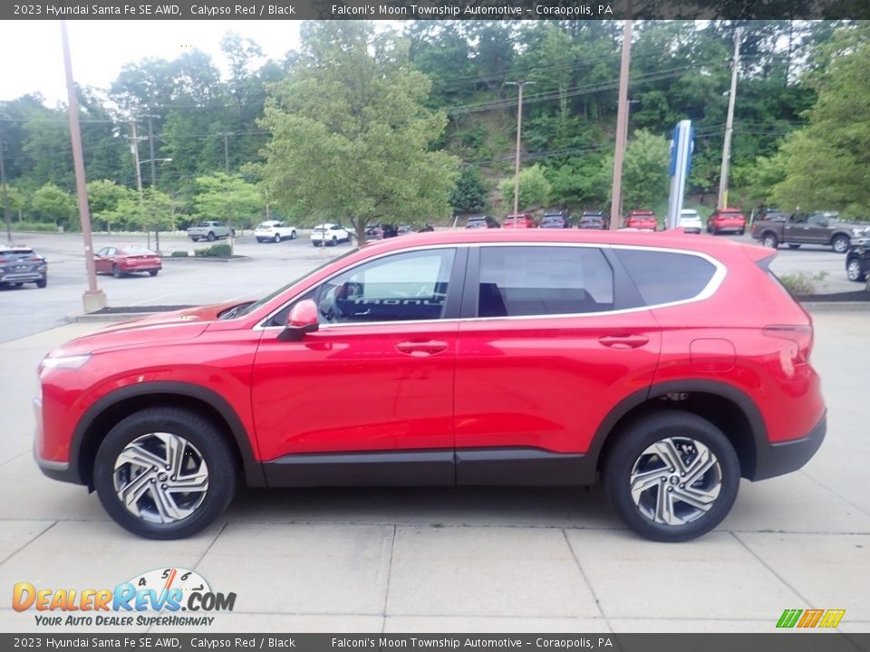 2023 Hyundai Santa Fe SE AWD Calypso Red / Black Photo #6