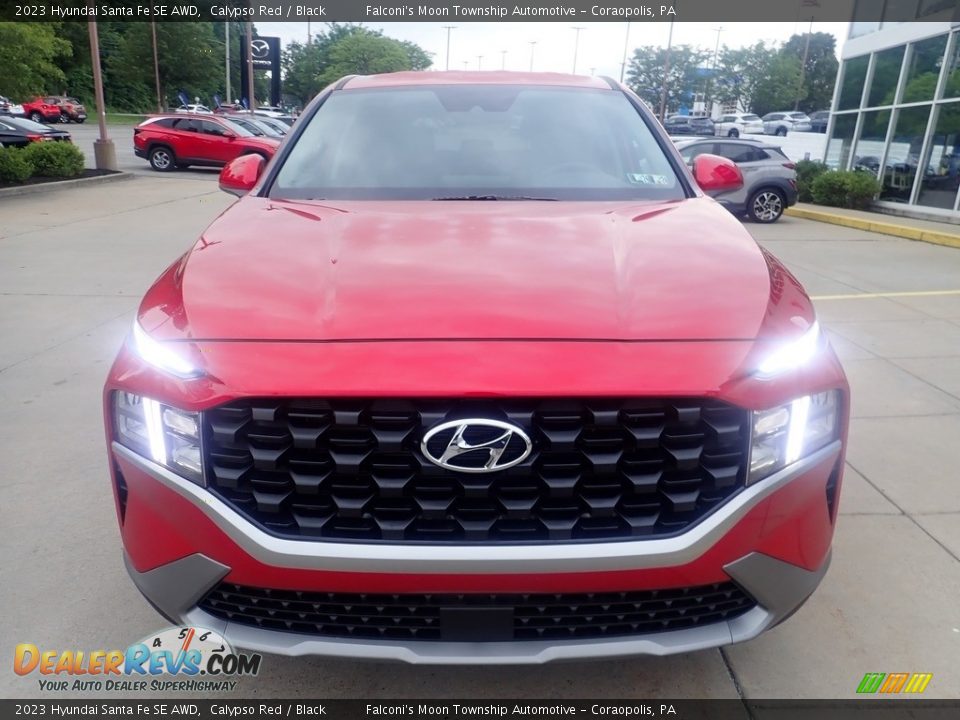 2023 Hyundai Santa Fe SE AWD Calypso Red / Black Photo #8