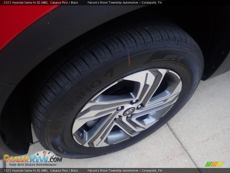 2023 Hyundai Santa Fe SE AWD Calypso Red / Black Photo #10
