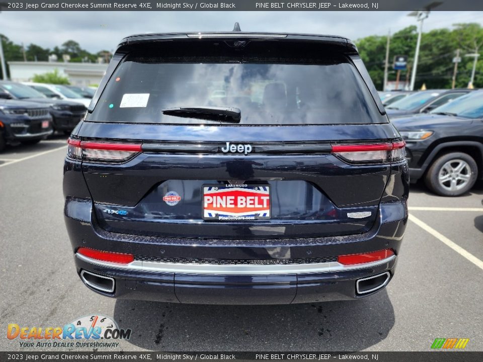 2023 Jeep Grand Cherokee Summit Reserve 4XE Midnight Sky / Global Black Photo #6