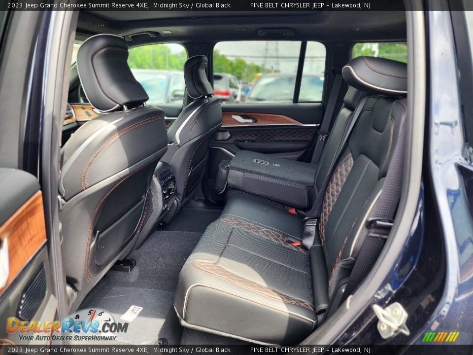 Rear Seat of 2023 Jeep Grand Cherokee Summit Reserve 4XE Photo #7