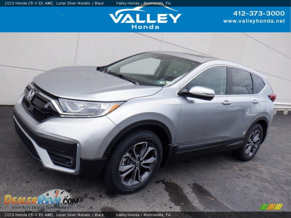 2020 Honda CR-V EX AWD Lunar Silver Metallic / Black Photo #1